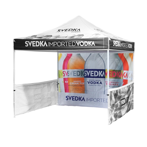 Full color back wall for 10' pop up tents.... from ASI 76730 Peerless Umbrella Co Inc