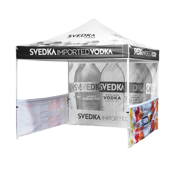 Full color side rails for 10' pop up tents.... from ASI 76730 Peerless Umbrella Co Inc