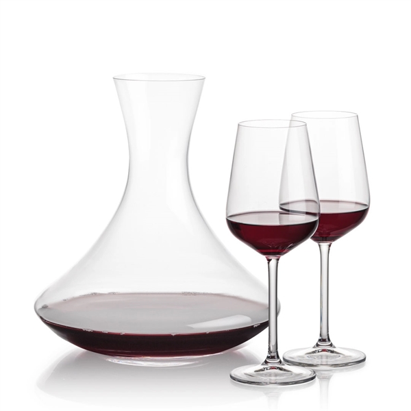 Lead free crystal 48oz. carafe with 2 or 4 wine glasses.... from ASI 84592 St Regis Group
