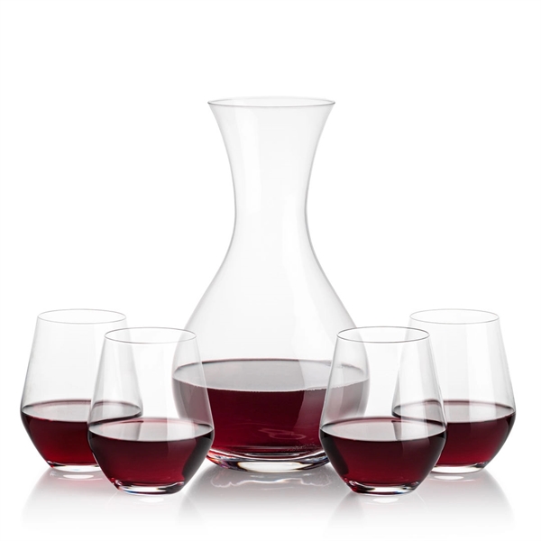 The Lead-Free Crystalline Adelita Carafe features a classic decanting shape and... from ASI 84592 St Regis Group