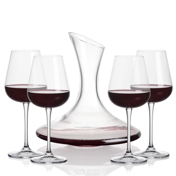 Madagascar Carafe set with 2 or 4 stemmed Howden wine.... from ASI 84592 St Regis Group