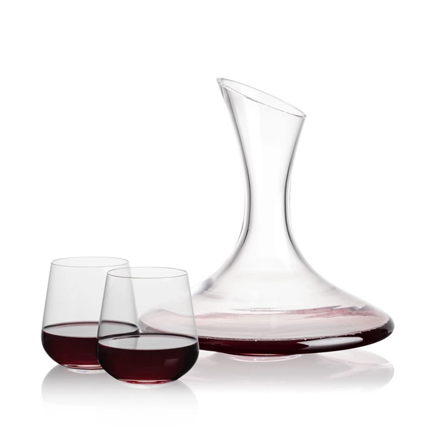 Madagascar Carafe set with 2 or 4 stemless Howden wine.... from ASI 84592 St Regis Group