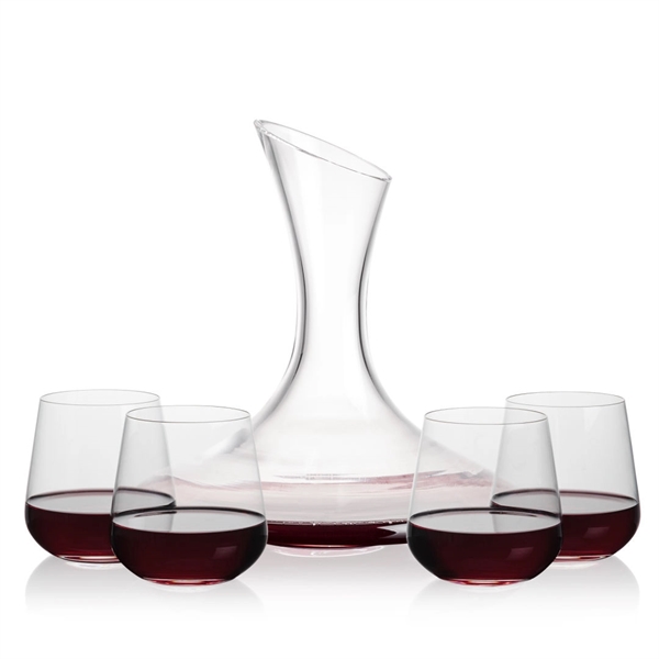 Madagascar Carafe set with 2 or 4 stemless Howden wine.... from ASI 84592 St Regis Group