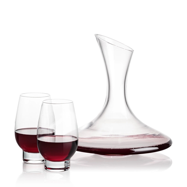 Madagascar Carafe set with 2 or 4 stemless Glenarden wine.... from ASI 84592 St Regis Group