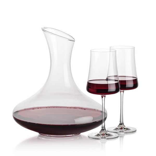 The large 50oz capacity Lead-Free Crystalline Innisfil Carafe is paired with... from ASI 84592 St Regis Group