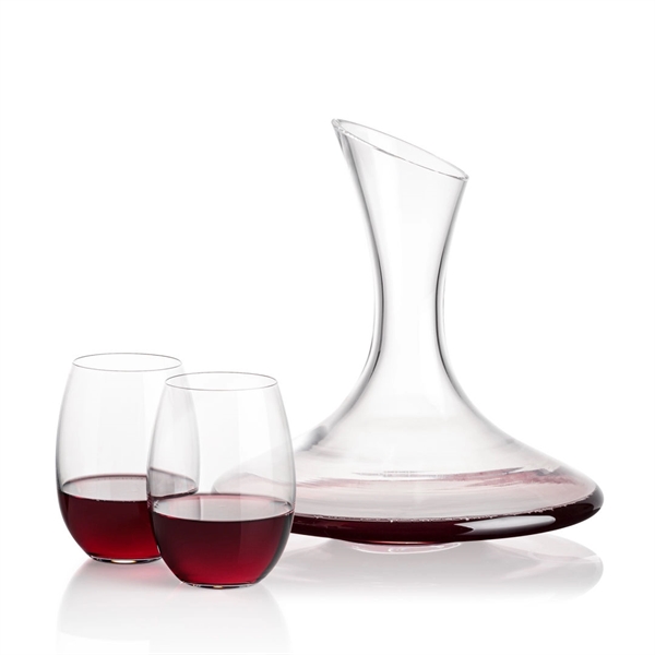 Madagascar Carafe set with 2 or 4 stemless Carlita wine.... from ASI 84592 St Regis Group