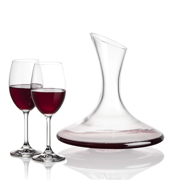 Madagascar Carafe set with 2 or 4 stemmed Naples wine.... from ASI 84592 St Regis Group