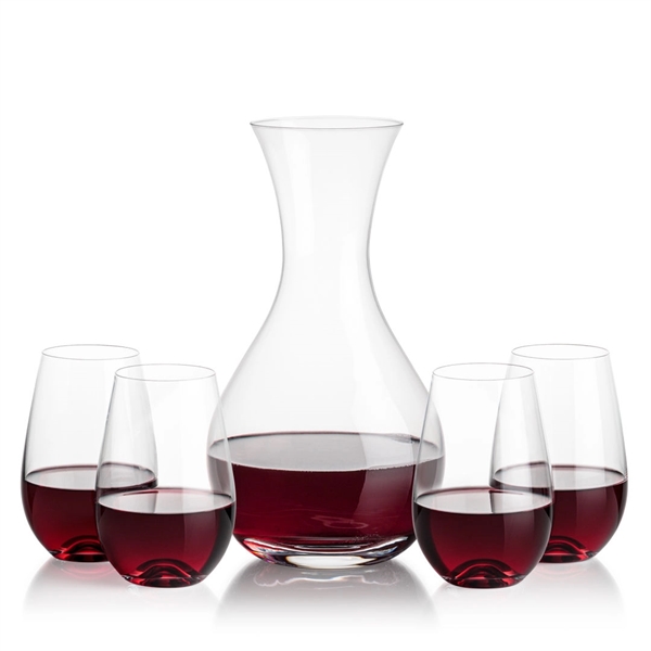 The Lead-Free Crystalline Adelita Carafe features a classic decanting shape and... from ASI 84592 St Regis Group