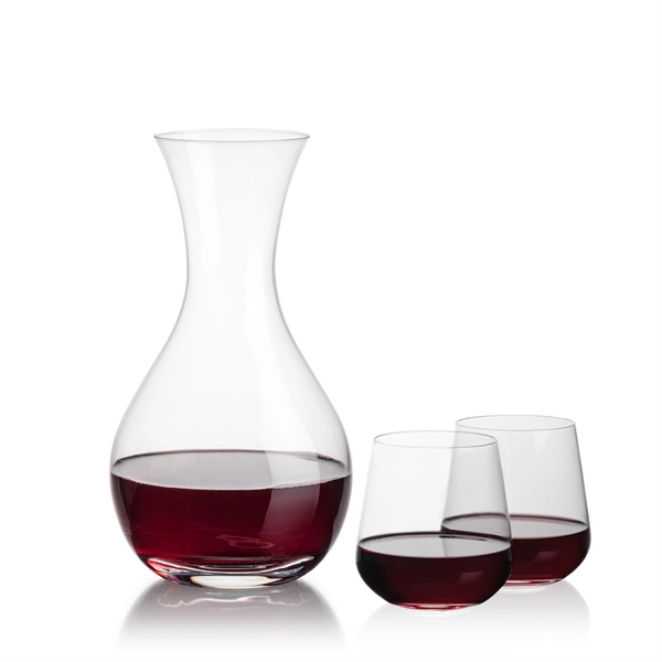 The Lead-Free Crystalline Adelita Carafe features a classic decanting shape and... from ASI 84592 St Regis Group