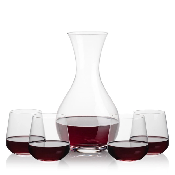 The Lead-Free Crystalline Adelita Carafe features a classic decanting shape and... from ASI 84592 St Regis Group