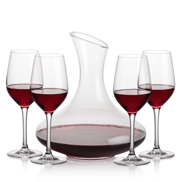 The large 50oz capacity Lead-Free Crystalline Innisfil Carafe is paired with... from ASI 84592 St Regis Group