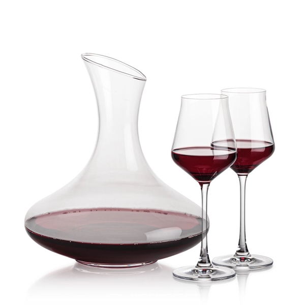 The large 50oz capacity Lead-Free Crystalline Innisfil Carafe is paired with... from ASI 84592 St Regis Group