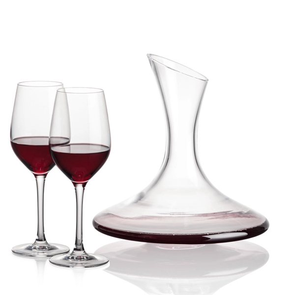 Madagascar Carafe set with 2 or 4 stemmed Lethbridge wine.... from ASI 84592 St Regis Group