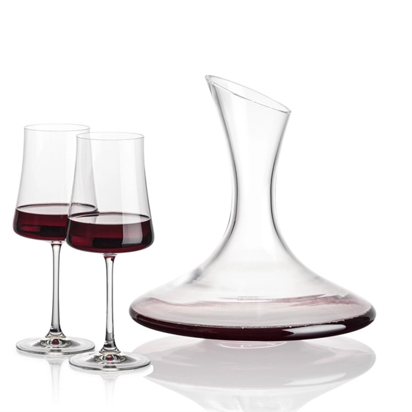 Madagascar Carafe set with 2 or 4 stemmed Dakota wine.... from ASI 84592 St Regis Group
