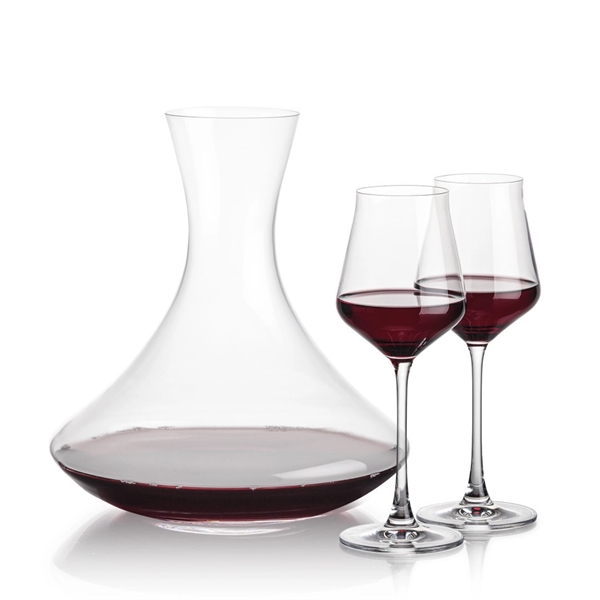 Lead free crystal 48oz. carafe with 2 or 4 wine glasses.... from ASI 84592 St Regis Group