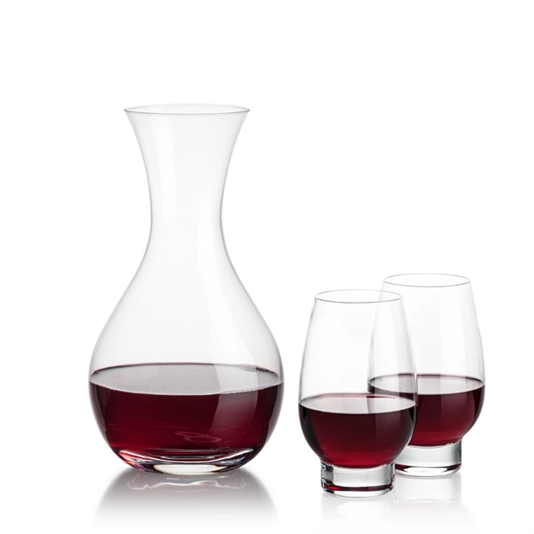 The Lead-Free Crystalline Adelita Carafe features a classic decanting shape and... from ASI 84592 St Regis Group
