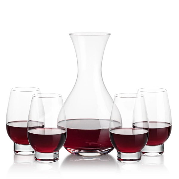 The Lead-Free Crystalline Adelita Carafe features a classic decanting shape and... from ASI 84592 St Regis Group