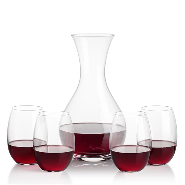 The Lead-Free Crystalline Adelita Carafe features a classic decanting shape and... from ASI 84592 St Regis Group