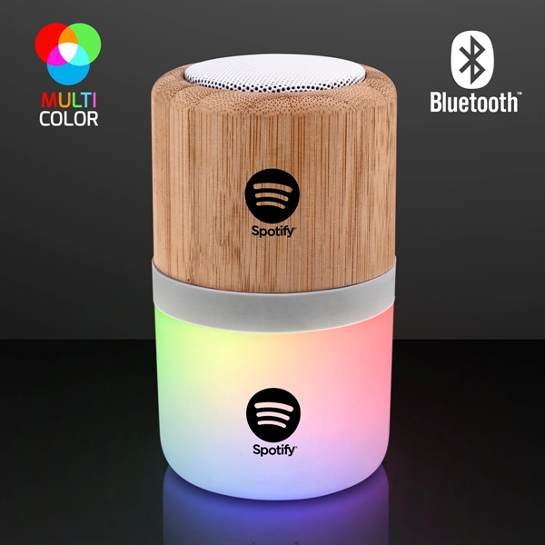 4.25" Light Up Speaker, Bluetooth + Rechargeable; Blank and Imprinted Pricing... from ASI 34194 ALightPromos