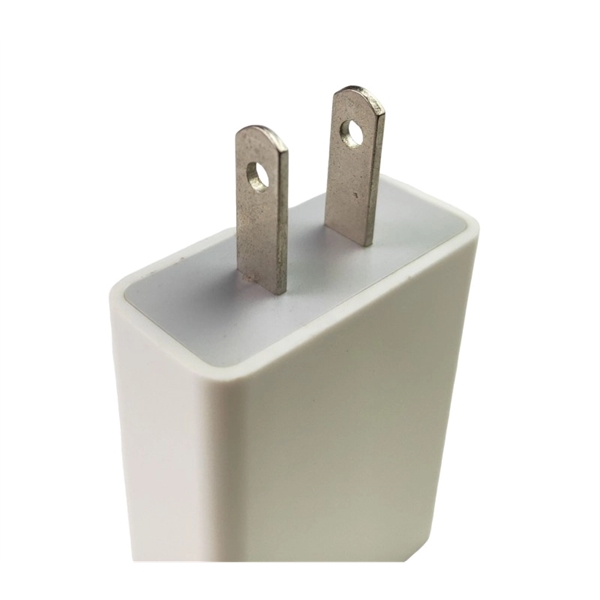 USB wall plug charger plus free laser engraving on 1 location... from ASI 37218 Athena Promo (tm)