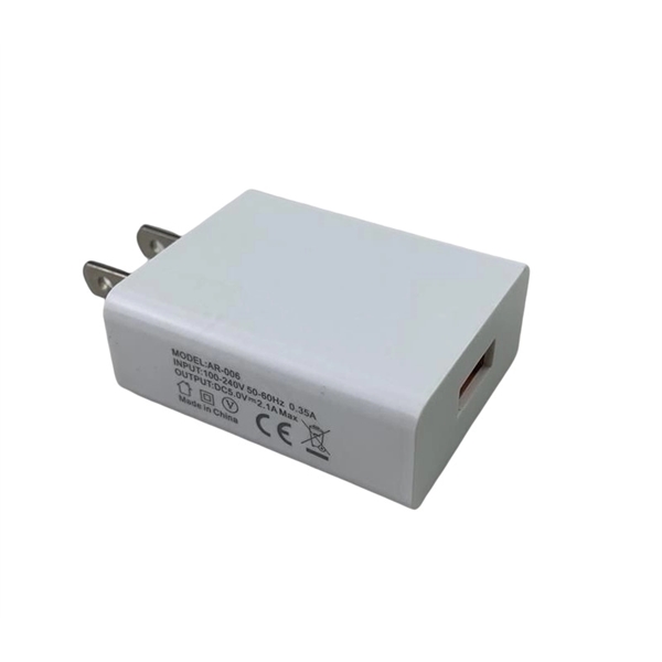 USB wall plug charger plus free laser engraving on 1 location... from ASI 37218 Athena Promo (tm)