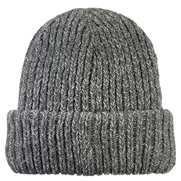 100% Acrylic chunky knit beanie with roll cuff.... from ASI 90160 Suntex Industries