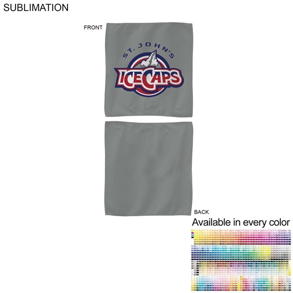 Colored Microfiber Dri-Lite Terry Rally, Sports, Skate Towel, 15x15, Sublimated Edge... from ASI 53509 FIEL-Fairdeal Import & Export / FIEL
