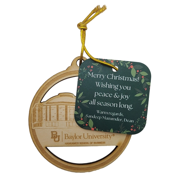 affordable and ecofriendly custom wood ornaments... from ASI 61966 HPG / BCG Creations HPG Gold