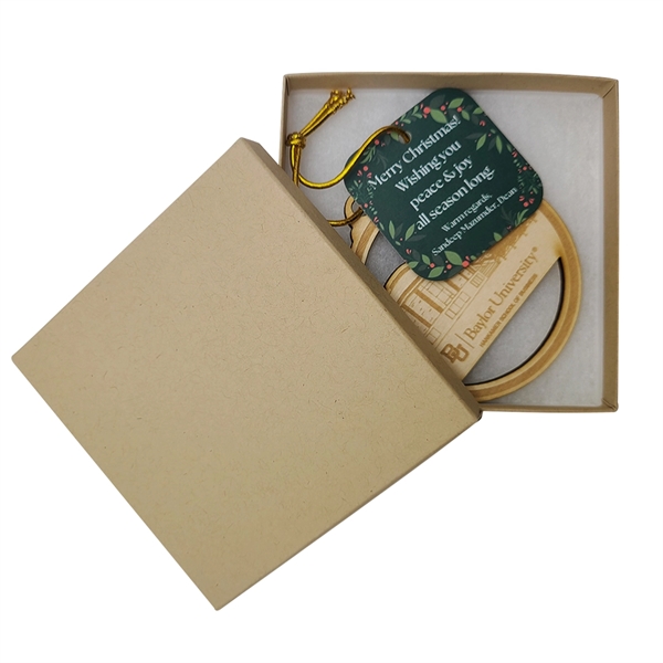 affordable and ecofriendly custom wood ornaments... from ASI 61966 HPG / BCG Creations HPG Gold