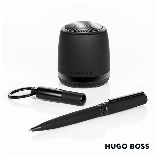 This Hugo Boss set consists of a connected speaker, a key... from ASI 84592 St Regis Group