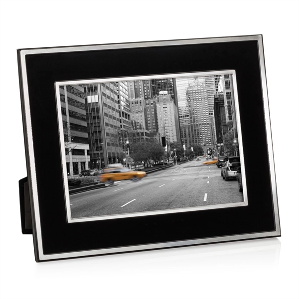 Ebony metal surrounded with sleek silver borders create this classic art... from ASI 84592 St Regis Group