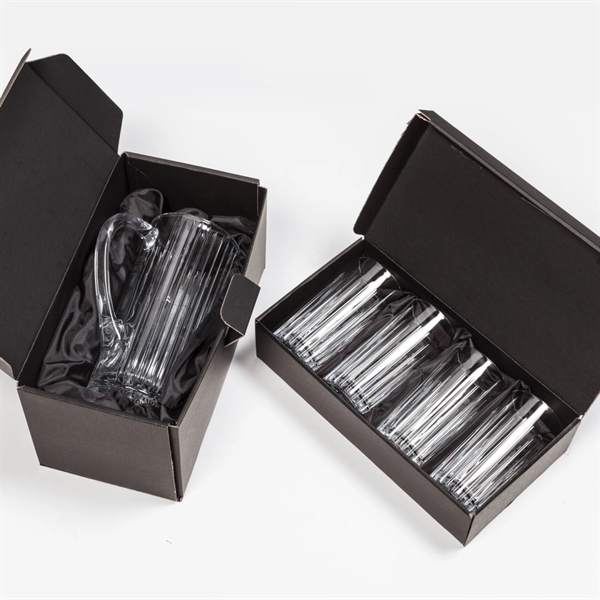 The Lead Free Crystalline Bacchus Pitcher features a contemporary design with... from ASI 84592 St Regis Group