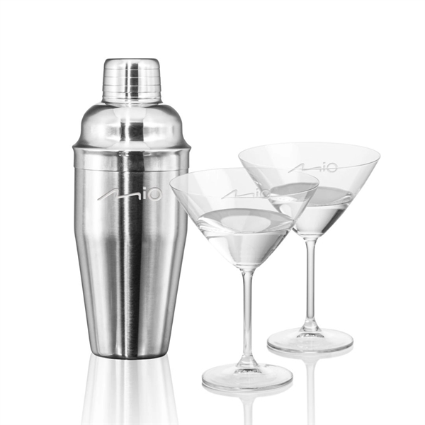 Shaker and 2 Martini Glasses.... from ASI 84592 St Regis Group