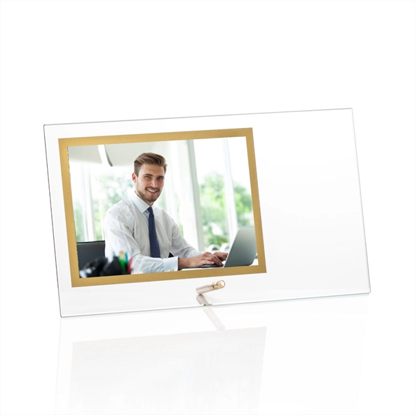 Single sheet of glass with silver or gold frame.... from ASI 84592 St Regis Group