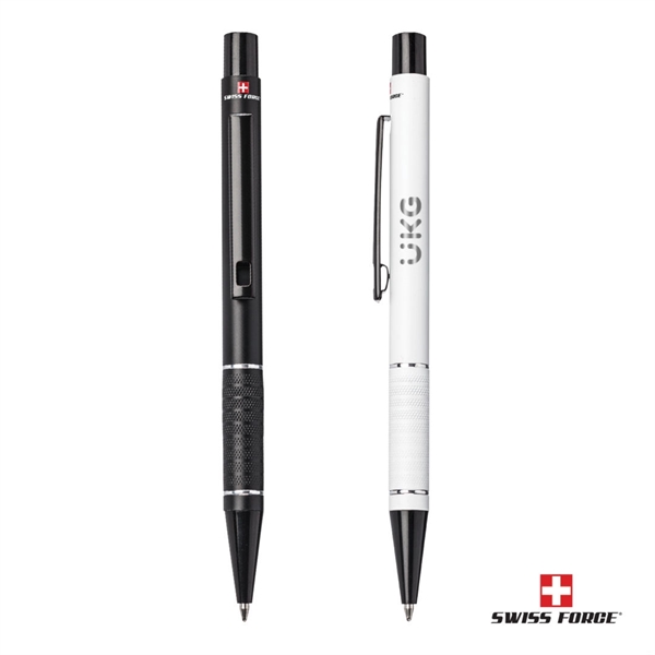 The Swiss Force® Aarburg aluminum clicker pen features a streamlined design,... from ASI 84592 St Regis Group
