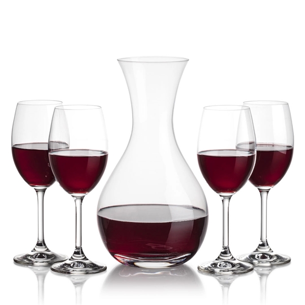The Lead-Free Crystalline Adelita Carafe features a classic decanting shape and... from ASI 84592 St Regis Group