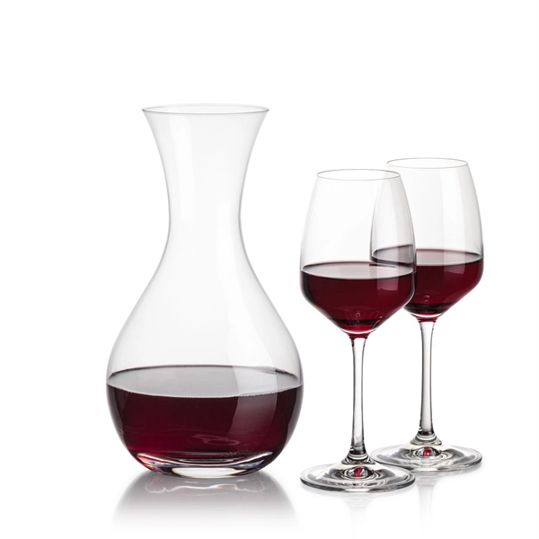 The Lead-Free Crystalline Adelita Carafe features a classic decanting shape and... from ASI 84592 St Regis Group