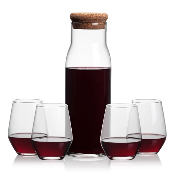 The Aviston 33oz Carafe features a cork lid to serve and... from ASI 84592 St Regis Group