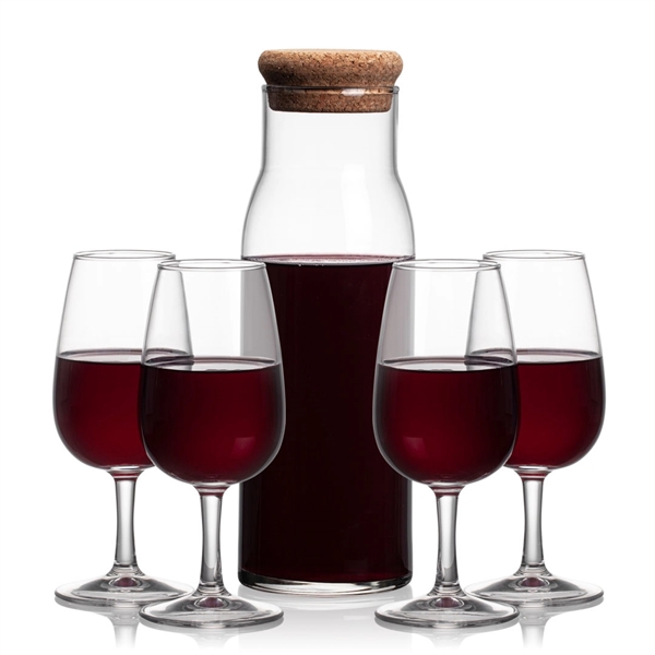 Aviston Carafe features a cork lid to serve and store your... from ASI 84592 St Regis Group