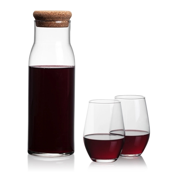 The Aviston 33oz Carafe features a cork lid to serve and... from ASI 84592 St Regis Group
