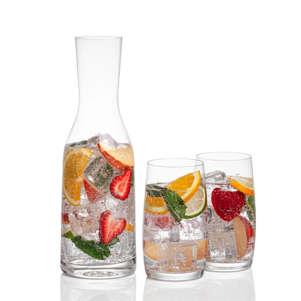 Crystalline Carafe Set. Includes the 40oz Caldmore Carafe and your choice... from ASI 84592 St Regis Group