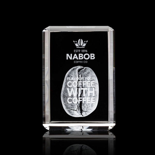 Beautiful 3 Dimensional etching inside the horizontal crystal... from ASI 84592 St Regis Group / St Regis