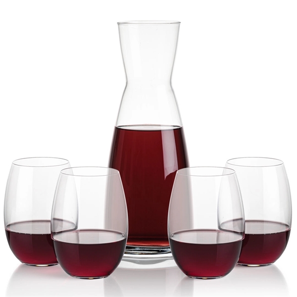 The Winchester Carafe & Carlita Stemless Wine is a brilliant set... from ASI 84592 St Regis Group