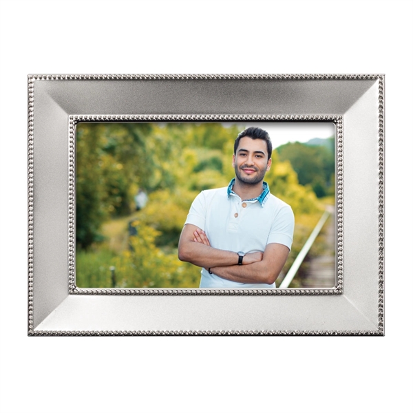 The deep beveled frame of the Jimena is constructed from satin... from ASI 84592 St Regis Group