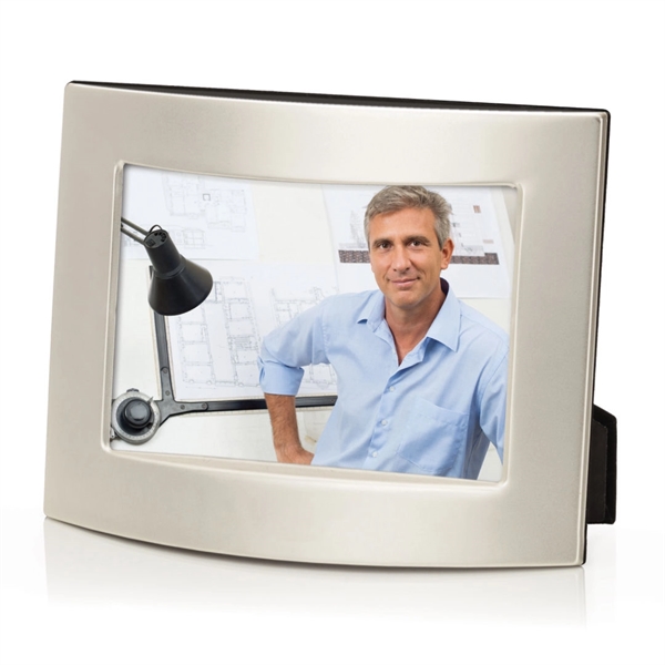 Marcela Frame - Satin Silver available in three sizes.... from ASI 84592 St Regis Group