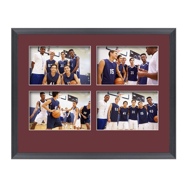 The Beatty photo collage frame featuring a lustrous brushed black finish... from ASI 84592 St Regis Group