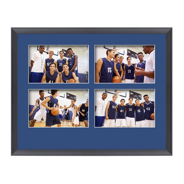 The Beatty photo collage frame featuring a lustrous brushed black finish... from ASI 84592 St Regis Group