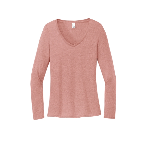 District Women's Perfect Tri Long Sleeve V-Neck Tee... from ASI 84863 SanMar