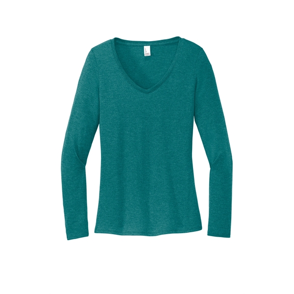 District Women's Perfect Tri Long Sleeve V-Neck Tee... from ASI 84863 SanMar