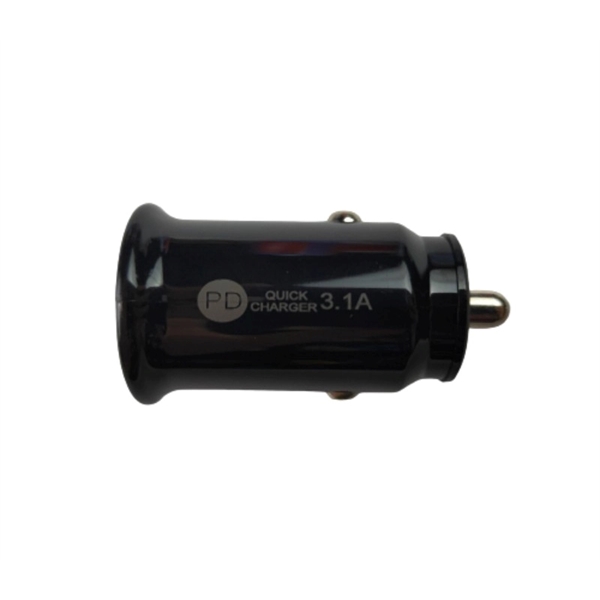 Dual port type-C USB car charger with one USB and one... from ASI 37218 Athena Promo (tm)
